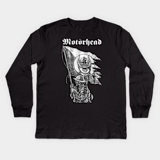 Vintage Motorhead Kids Long Sleeve T-Shirt